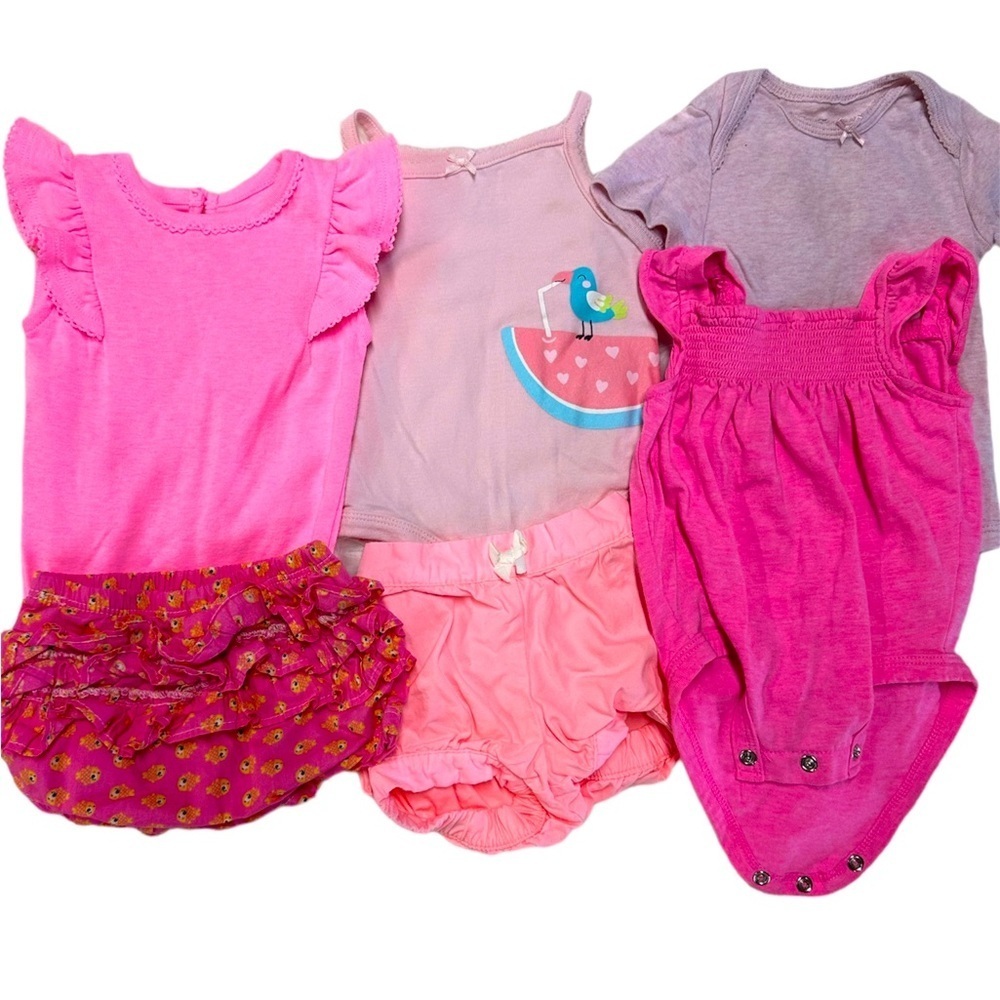 Baby Girl Pink Clothing Lot